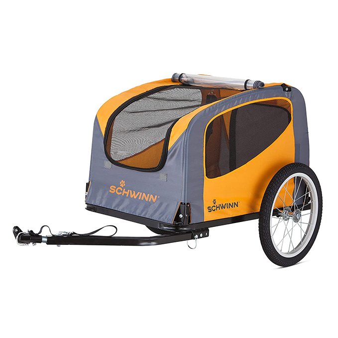 best choice products 2 in 1 pet dog bike trailer